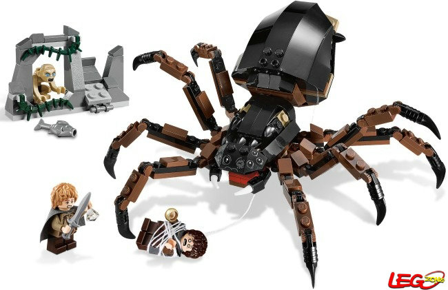 系列:魔戒 指环王 商品型号:9470  商品名称:shelob attacks 蜘蛛袭击