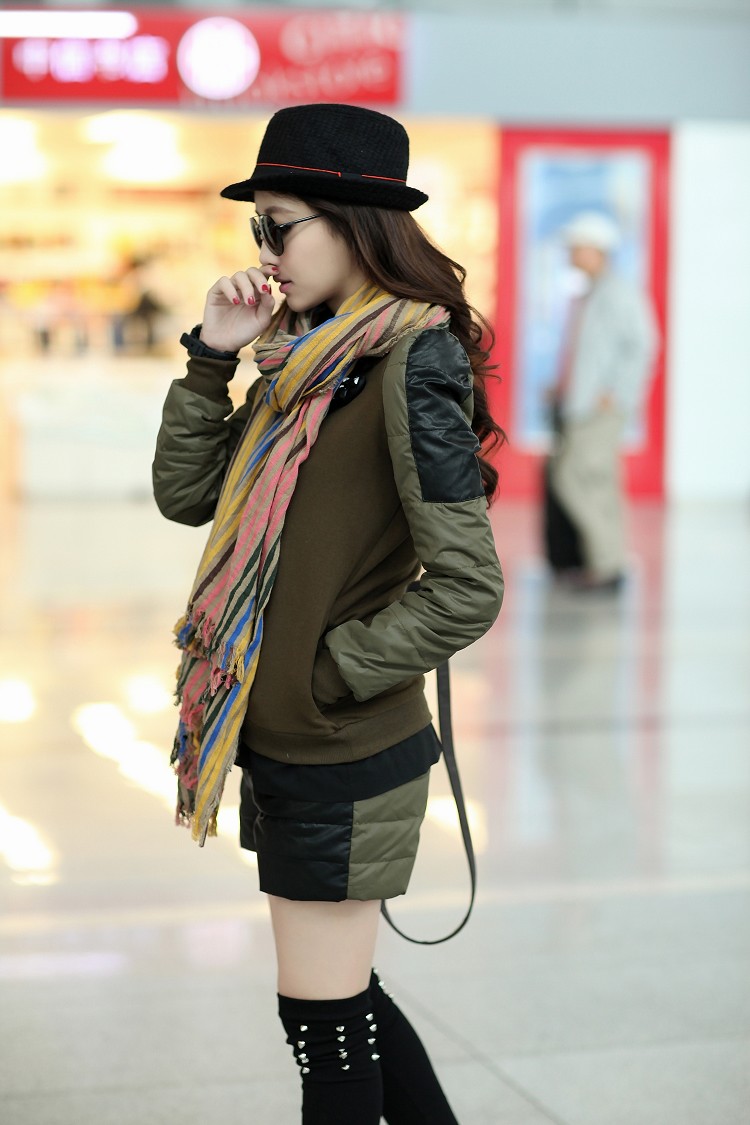 哇噢2013冬装新款女装韩版休闲加厚<em>短裤</em>卫衣