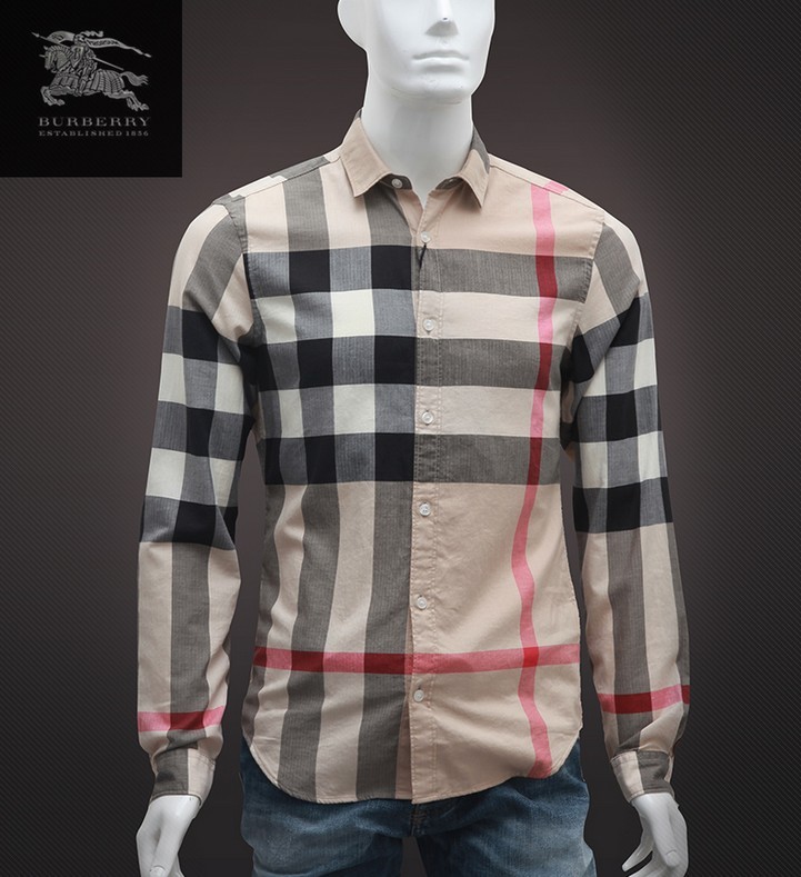 巴宝莉男装衬衫格子哪种好 巴宝莉男装长袖衬