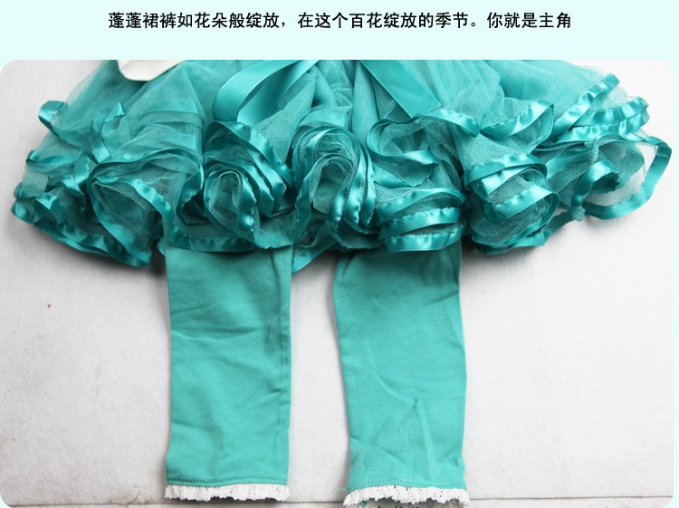 童 春装1-4岁宝宝纯棉公主蓬蓬裙裤 <em>舞蹈</em>半身裙