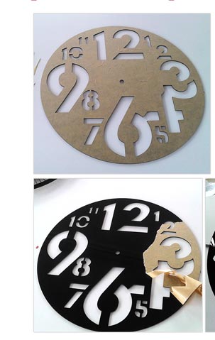 
                                        个性一百花样数字 亚克力挂钟个性订制欧式个性简约时尚壁挂时钟表创意钟                