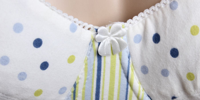 孕美 孕妇哺乳<em>文胸</em> 内衣 孕妇<em>胸罩</em> <em>波点</em>条纹可爱