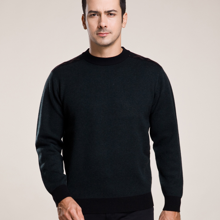 换季■恒源祥<em>男毛衣加厚</em> 2014秋冬新款男装 圆