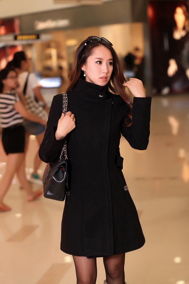 【<em>货到付款</em>】奢麦2013秋装新款女装羊绒<em>外套</em>
