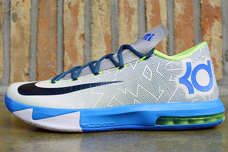 NIKE耐克KD6杜兰特6代篮球鞋 599424-700\/0