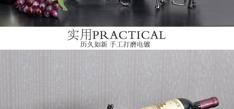 翻旧事 现代创意马夫马车酒架 红酒架摆件工艺品礼物 家居装饰品商务礼品