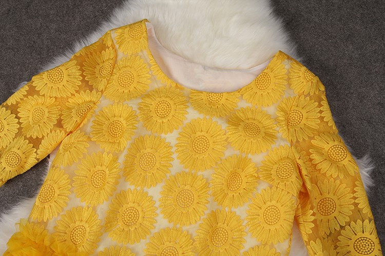 依双丽欧美2014春夏装新款女高端时尚刺绣太