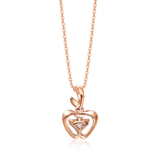 【新品】周大福 你是我眼中的苹果 18K金镶钻