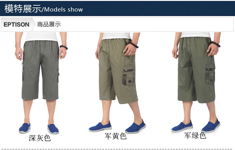 丞正2014年夏装新品男<em>短裤 棉大码</em>中老年西装