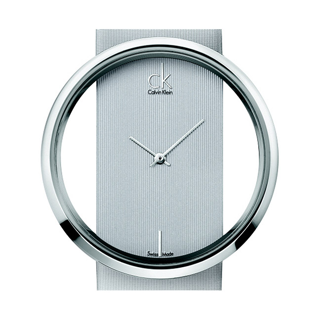 Calvin Klein CK Glam透明系列 ck手表 银色石英