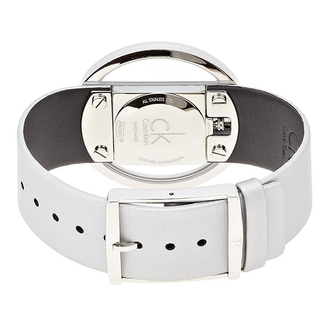 Calvin Klein CK Glam透明系列 ck手表 银色石英