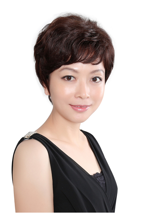 中老年假发<em>短发</em>真发性价比 质量好推荐