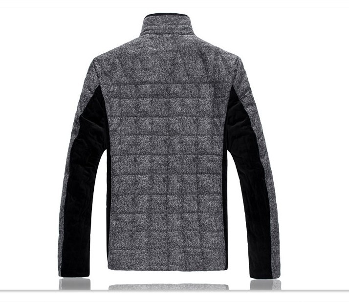 潮公子男装棉衣冬装新款韩版时尚毛呢棉服休闲