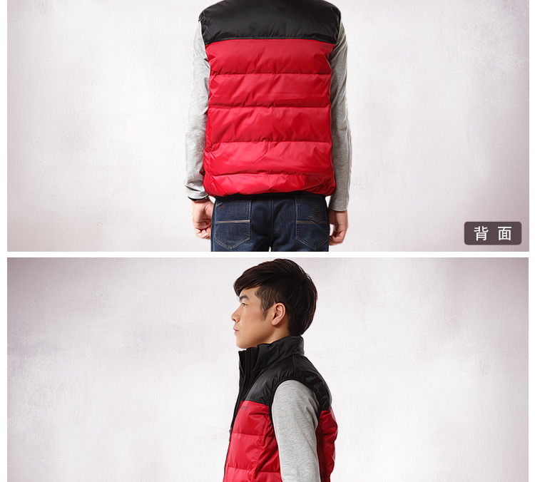 YAYA<em>鸭鸭羽绒服</em> <em>男士</em>羽绒<em>马甲</em>90%鸭绒羽绒背