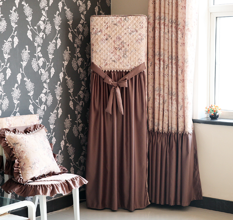 立式空调罩格力柜式空调罩套布艺柜机空调罩子