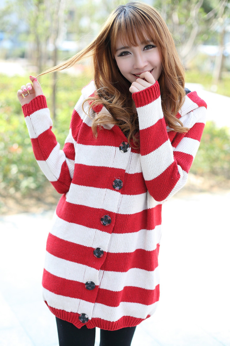 【全网比价】小萱女<em>孕妇</em>装<em>加绒加厚</em>条纹针织毛