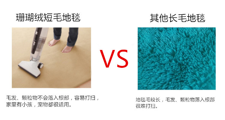 清夼 地垫系列 珊瑚绒地垫地毯宝宝爬行垫2cm加厚地垫榻榻米床垫 9色可选 天然棕 200*300cm