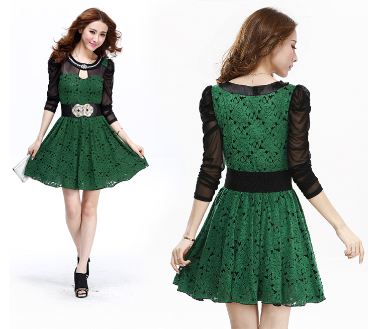 2014年新款连衣花裙 半裙2014新款短花裙