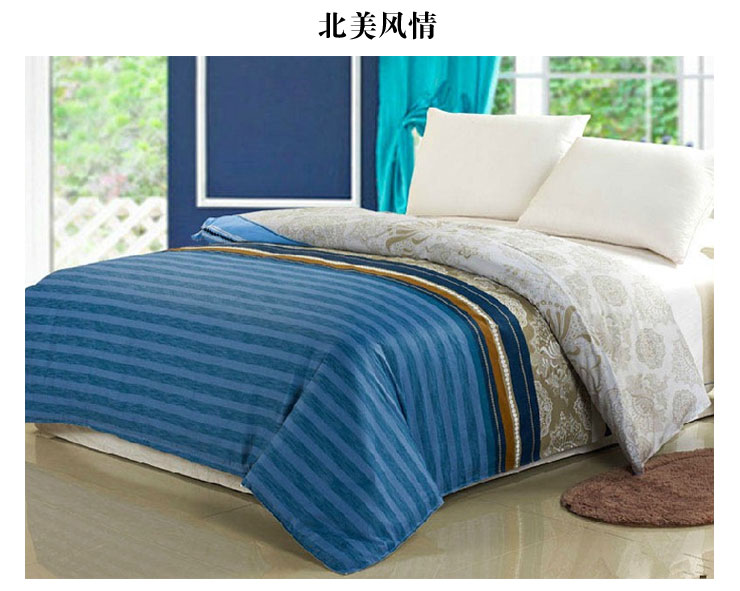 
                                                            思侬家纺全棉被套单件200x230cm 双人床上用品 1.8米床1.5米床纯棉被罩 彩虹桥 200X230cm                