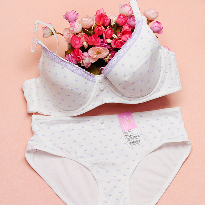 怡兰芬<em>少女文胸罩</em>正品软钢圈聚拢调整型学生内