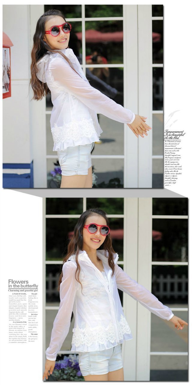 夺印户外休闲女装皮肤衣<em>韩版防晒</em>衫长袖透明开