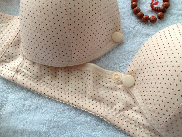 四季通用 产妇哺乳<em>文胸</em>/哺乳内衣 圆点孕妇<em>文胸</em>