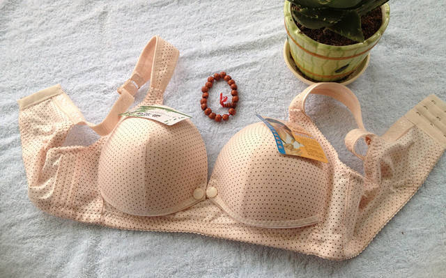 四季通用 产妇哺乳<em>文胸</em>/哺乳内衣 圆点孕妇<em>文胸</em>