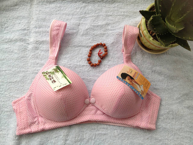 四季通用 产妇哺乳<em>文胸</em>/哺乳内衣 圆点孕妇<em>文胸</em>