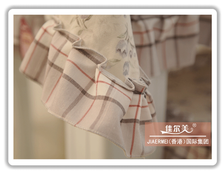 
                                        佳尔美韩版田园棉布椅垫套椅背套餐桌布艺茶几布台布韩版田园餐桌椅套装椅子布 绿野仙踪 6个椅垫 6个椅背 130*180cm桌布                