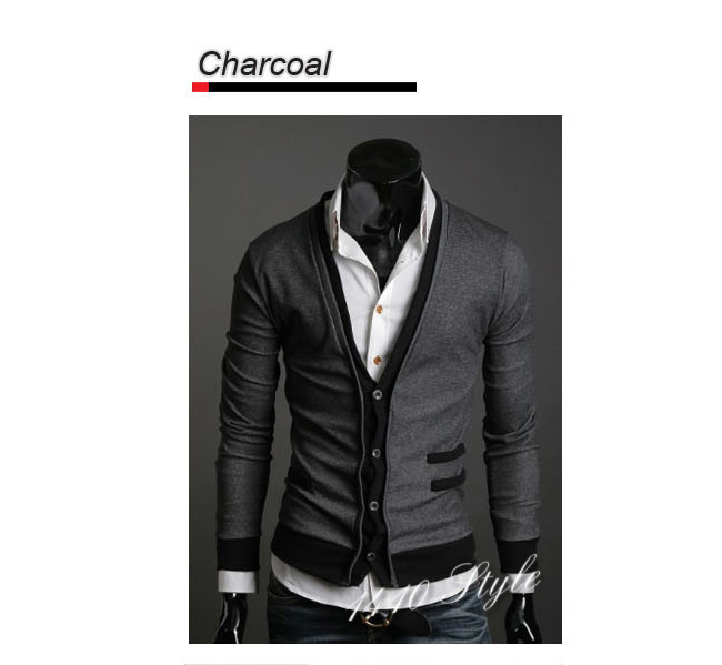 路铭 2014春装新款假口袋拉链<em>男士</em>进口<em>羊毛绒</em>