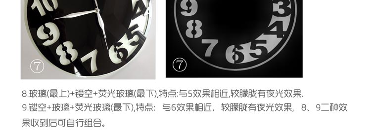 
                                        个性一百钟 蝴蝶 亚克力挂钟个性订制客厅时钟表创意挂钟创意装饰艺术石英钟                