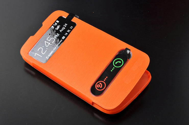 手机保护套-爆款 华为新款G610拆后盖皮套 G6