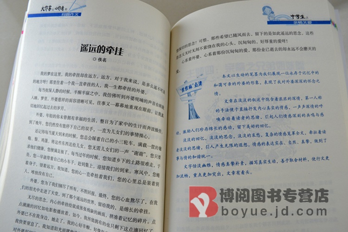 佳佳林作文 中学生之亲情关爱 优秀考场主题作