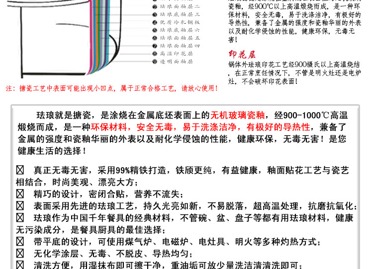 
                                        普莱尔 搪瓷碗三件套装储存碗瓷碗汤碗保鲜碗冰碗泡面碗饭碗饭盒水果碗 包邮 7300004 兔子花                