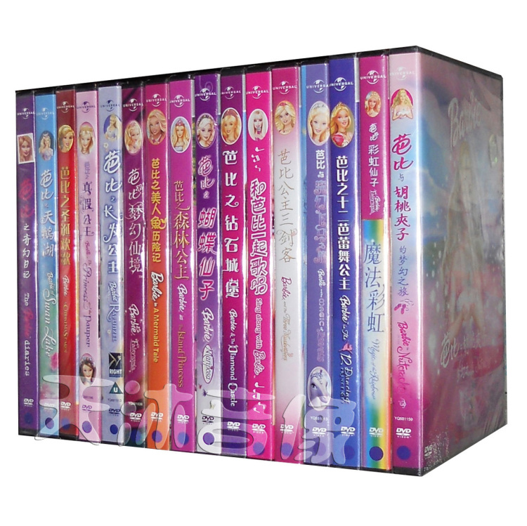 京东商城 Bartie芭比公主精选全集18DVD芭比