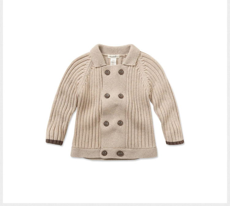 davebella <em>男宝宝</em>春秋款<em>开衫</em>保暖<em>毛衣</em> 婴幼儿针