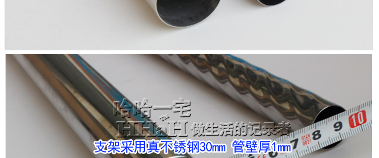 哈哈一宅三开门不打墙钓鱼杆式U型导轨不锈钢加粗落地式拉幕轨道蚊帐 巴洛克导轨粉色 1.8m床 宽180*长200