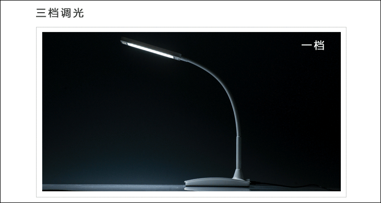 博视 学生护眼充电台灯卧室床头客厅书房灯具 led三档