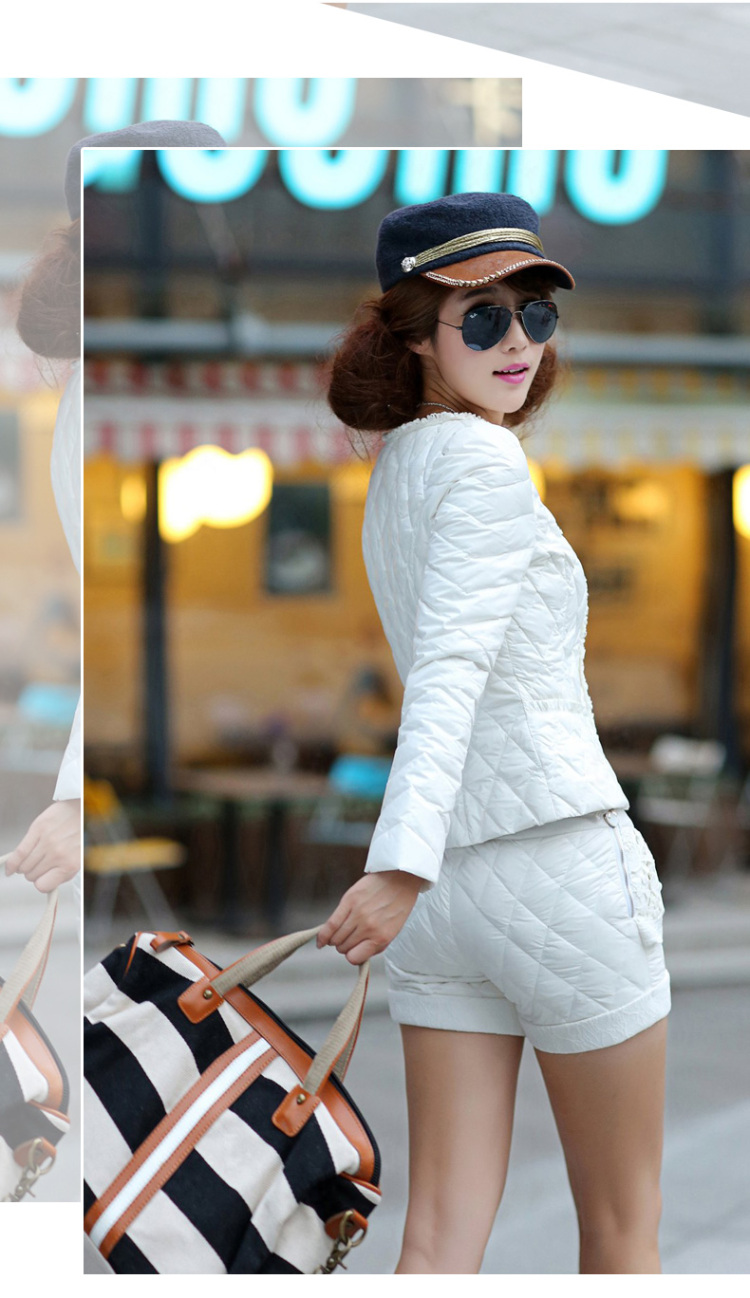 尚纳 2013<em>秋冬</em>新款 <em>时尚</em>羽绒服<em>套装</em> 运动休闲羽