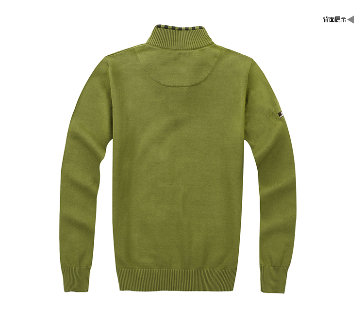 WayBeLong<em>男士毛衣</em>秋装新品<em>加厚</em>全棉军旅风