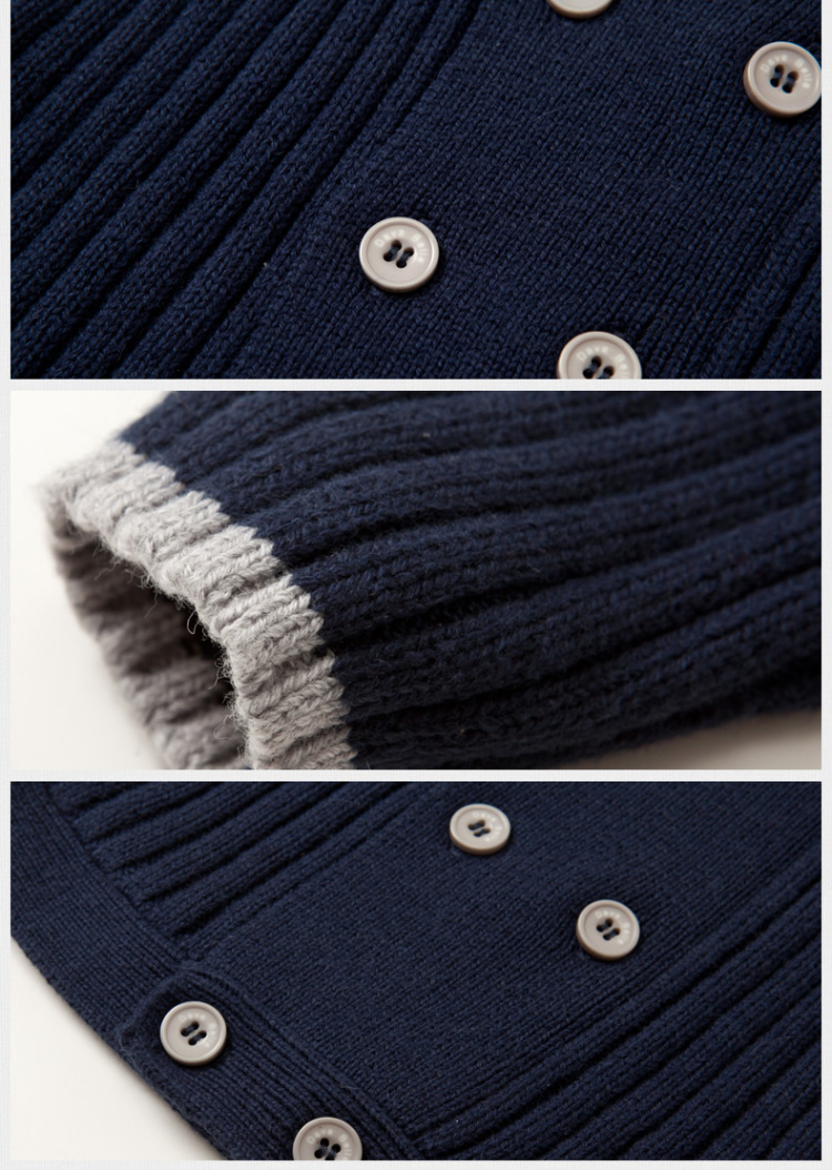 【全网比价】davebella<em>男宝宝秋装</em>新款<em>开衫</em>保