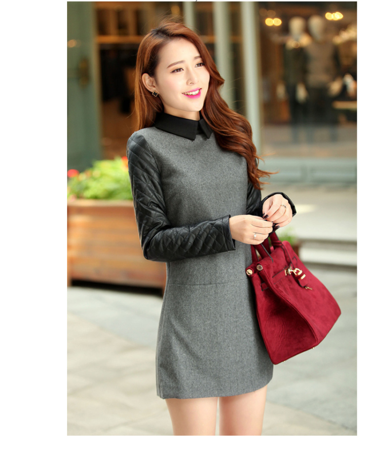 PLLOFEE女装2013秋装连衣裙 韩版新款女装