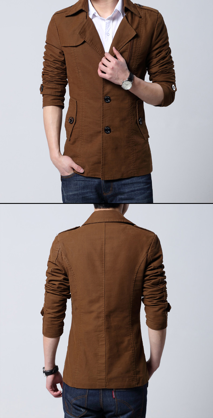 JACK JOHNNY 2014<em>春季</em>青年男装<em>薄</em>款<em>外套男</em>