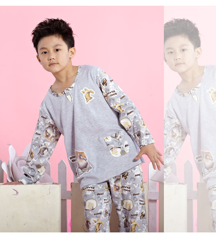 朵<em>维美</em> 2014新品男女童装<em>睡衣</em> 调皮熊出没家居