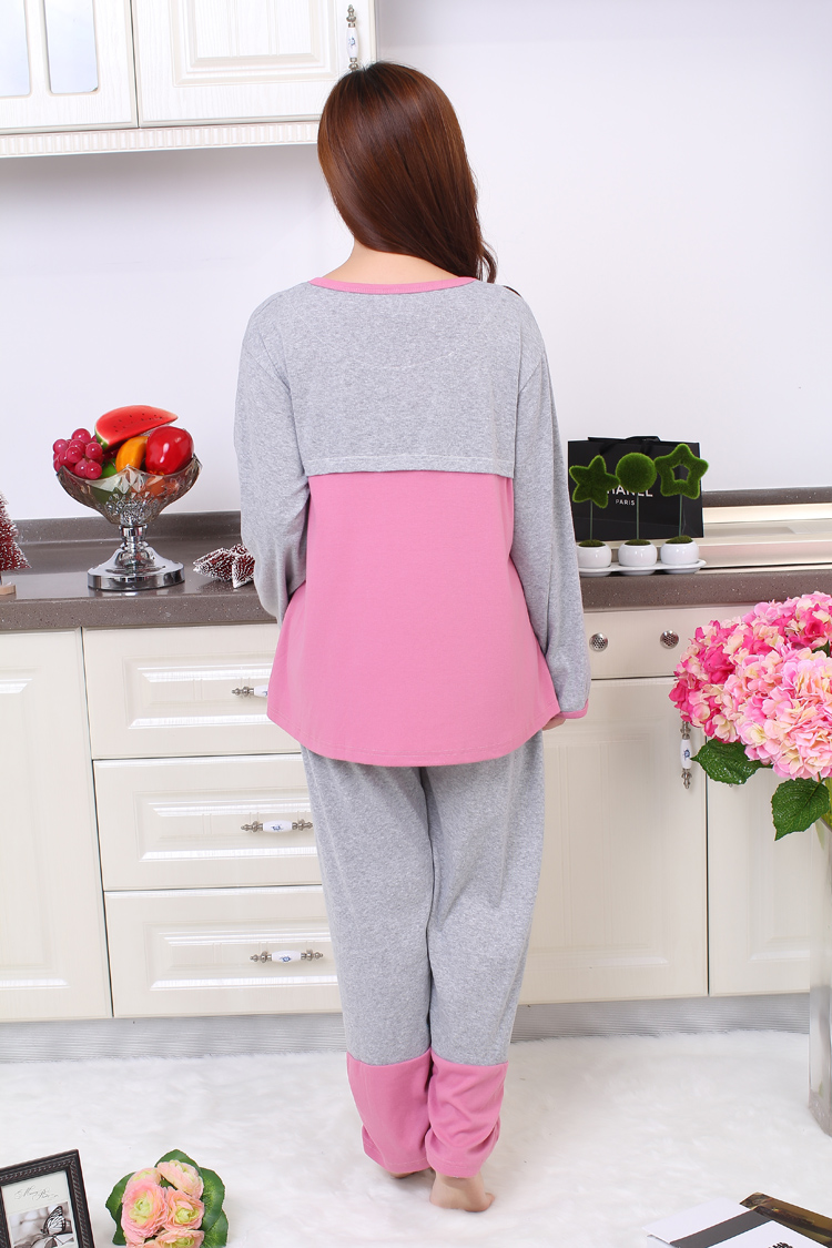 秋冬款<em>睡衣加厚</em>孕妇月子服羊毛绒<em>女睡衣</em>女家居