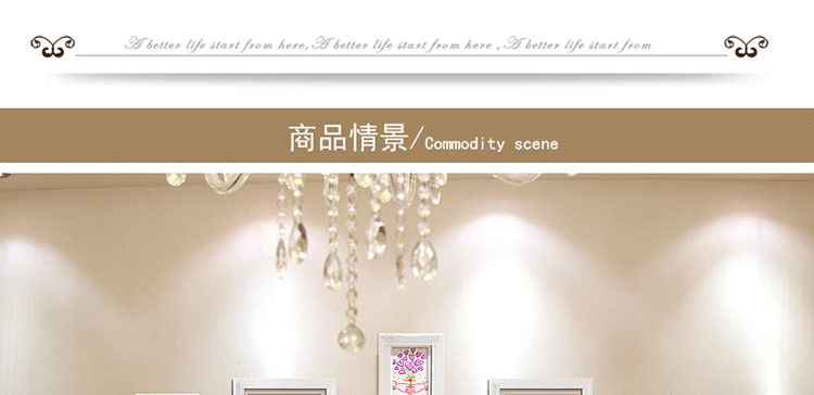 欧木格 照片墙实木 欧式相框墙 客厅大墙面白色创意时尚相片墙 17框 白色(放飞爱情)