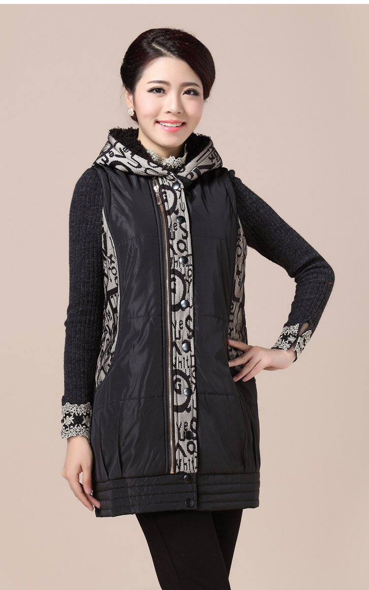 有时候2013冬装新款棉<em>马甲女棉</em>坎肩中老年女