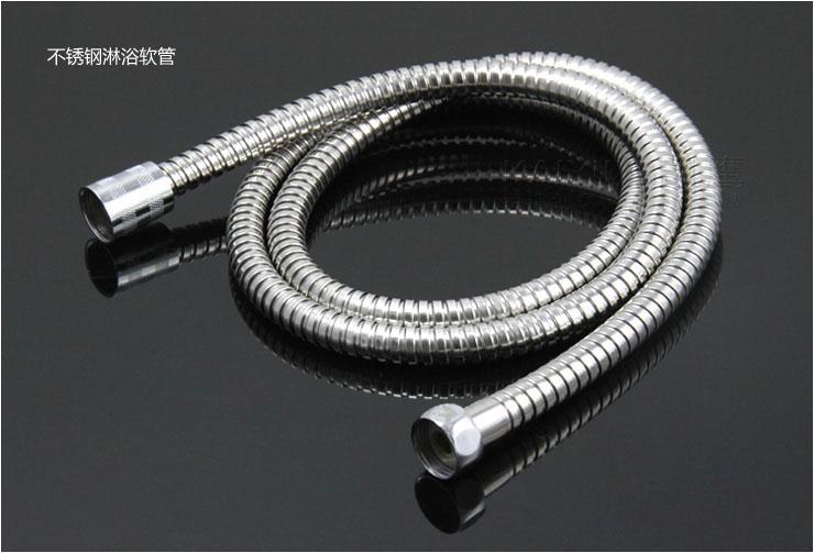 鑫汇逹 不锈钢防爆双扣淋浴软管 花洒喷头软管