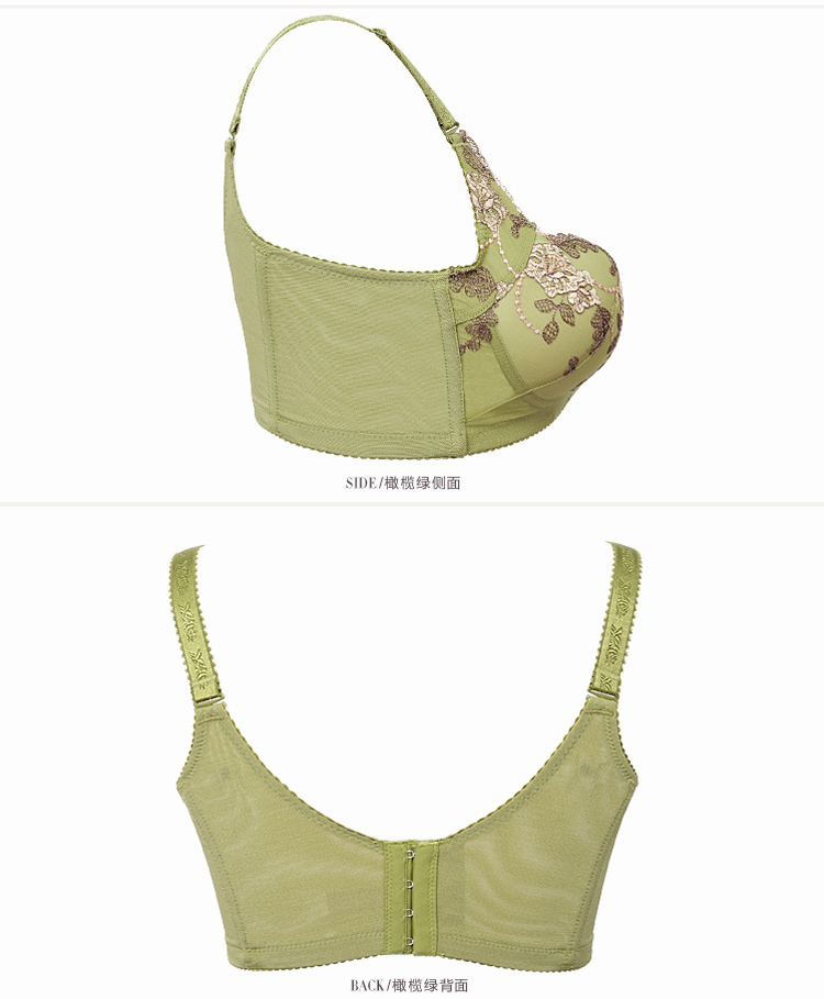 歆尼娅女士内衣绚丽幻彩田园风<em>女款胸罩</em> 收副