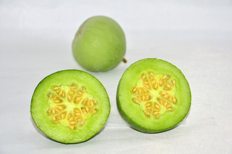 百宝源 山东寿光新鲜 脆皮绿香瓜 水果 翠皮 3斤